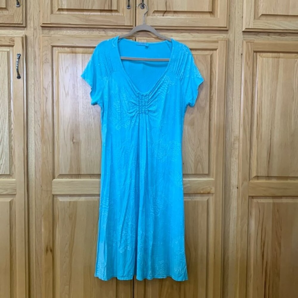 XXL Fresh produce Teal sundress